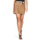 Polo Ralph Lauren Suede Miniskirt Club Brown