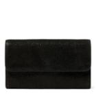 Polo Ralph Lauren Sparkle Leather Chain Wallet Black