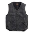 Ralph Lauren Rrl Wool-cotton Utility Vest Navy