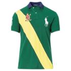 Polo Ralph Lauren Slim-fit Big Pony Polo Shirt New Forest/athletic Gold