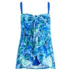 Ralph Lauren Paisley One-piece Swimsuit Blue Multi