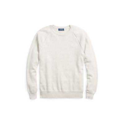 Ralph Lauren Cotton Crewneck Sweater Dove Grey Heather