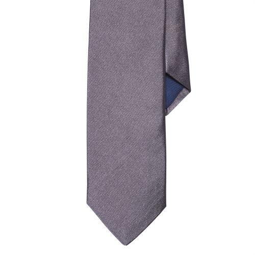 Polo Ralph Lauren Solid Silk Repp Tie Grey