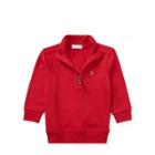 Ralph Lauren Cotton Half-zip Pullover Martin Red 3m