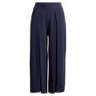 Ralph Lauren Pleated Wide-leg Pants Navy