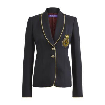 Ralph Lauren Kensley Wool-silk Jacket Black
