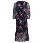 Ralph Lauren Floral Georgette Midi Dress Multi