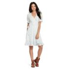 Ralph Lauren Floral-print Gauze Wrap Dress Blue Floral