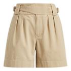 Polo Ralph Lauren Pleated Twill High-rise Short Village Khaki