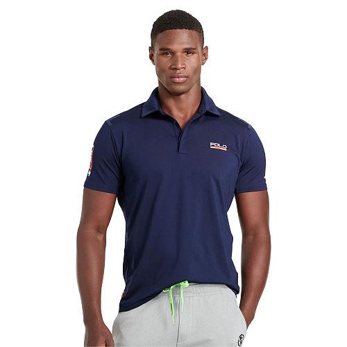 Ralph Lauren Polo Sport Piqu Mesh Polo Shirt French Navy