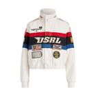 Ralph Lauren Canvas Racing Jacket White/blue/red/black Mult