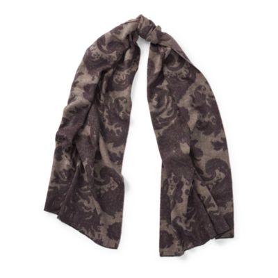 Ralph Lauren Floral Scarf Purple