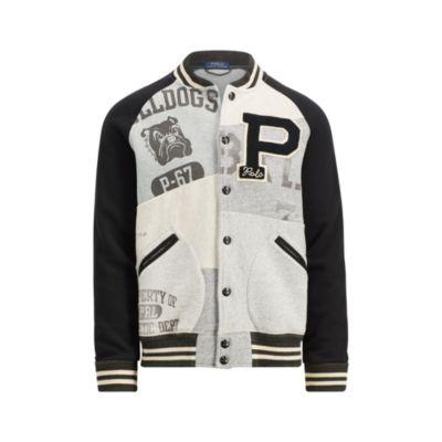 Ralph Lauren Patchwork Cotton-blend Jacket Heather/black Multi