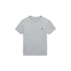 Ralph Lauren Cotton Jersey V-neck T-shirt Museum Grey