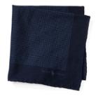 Polo Ralph Lauren Dotted Wool-silk Pocket Square Navy/blue