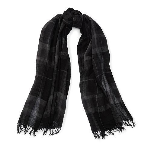 Polo Ralph Lauren Lightweight Plaid Wool Scarf