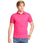 Polo Ralph Lauren Custom-fit Mesh Polo Shirt Ultra Pink
