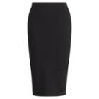 Ralph Lauren Merino Wool Pencil Skirt Black