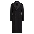 Ralph Lauren Brendan Wool Tuxedo Coat Black
