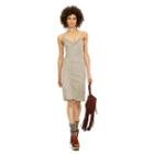 Polo Ralph Lauren Suede Slip Dress Shoreline Grey