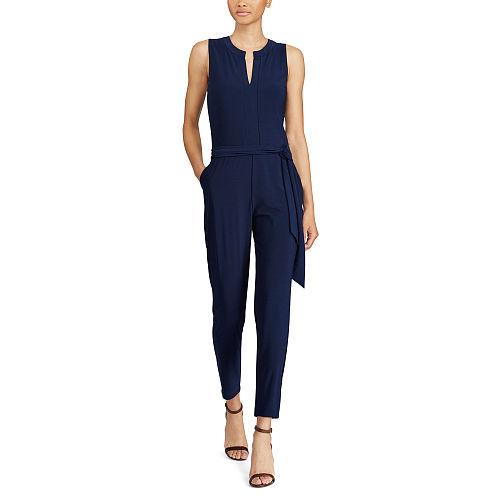 Ralph Lauren Lauren Petite Stretch Jersey Jumpsuit
