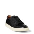 Ralph Lauren Jeston Calfskin Sneaker Black
