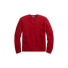 Ralph Lauren Cable Merino-cashmere Sweater Holiday Red