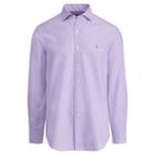 Polo Ralph Lauren Slim Fit Cotton Oxford Shirt Lavender/white