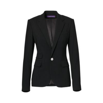 Ralph Lauren Parker Stretch Wool Jacket Black