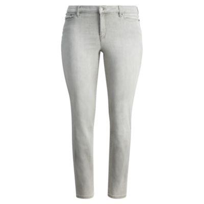 Ralph Lauren Premier Straight Curvy Jean Gray Fog