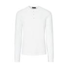 Ralph Lauren Custom Fit Cotton Henley White