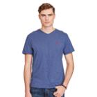 Polo Ralph Lauren Cotton Jersey V-neck T-shirt Rustic Navy Heather