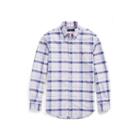 Ralph Lauren Classic Fit Plaid Oxford Shirt Soft Pink/blues Multi 5x Big