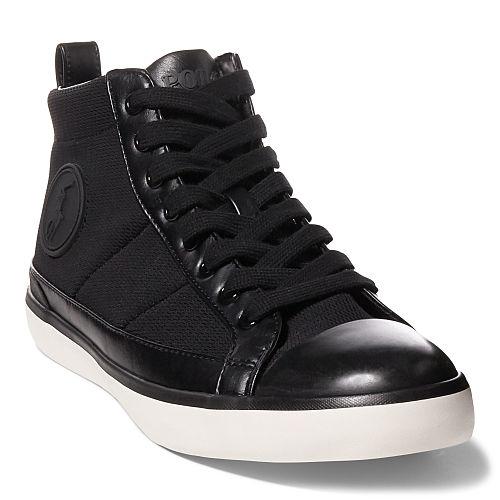 Polo Ralph Lauren Clarke High-top Sneaker Black
