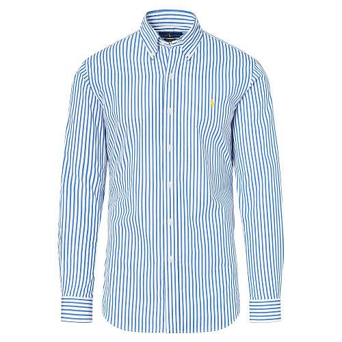 Polo Ralph Lauren Standard Fit Cotton Shirt Blue/white