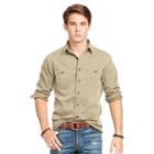 Polo Ralph Lauren Cotton Herringbone Workshirt Olive/dark Green