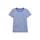 Ralph Lauren Striped Jersey Pocket T-shirt Chase Blue/soft White