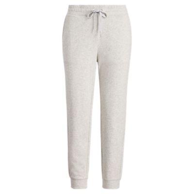 Ralph Lauren French Terry Skinny Pant Whisper Grey Heather