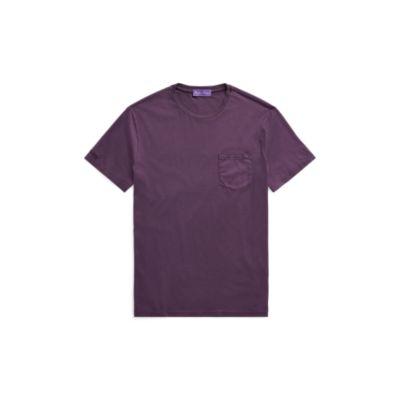 Ralph Lauren Custom Fit Cotton T-shirt Washed Falmouth Purple
