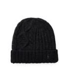 Ralph Lauren Patchwork Aran-knit Hat Polo Black