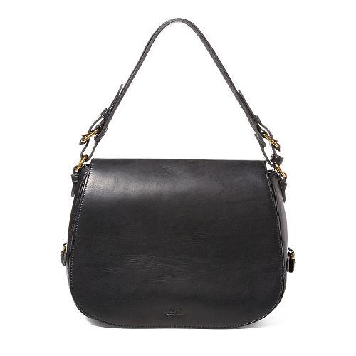 Polo Ralph Lauren Medium Sullivan Saddle Bag Black