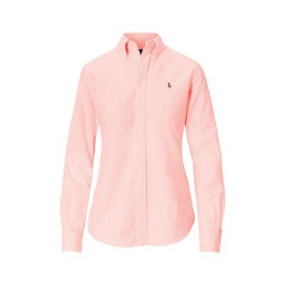 Ralph Lauren Custom Fit Cotton Oxford Shirt Pink