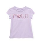 Ralph Lauren Floral Polo Jersey T-shirt French Lilac 18m