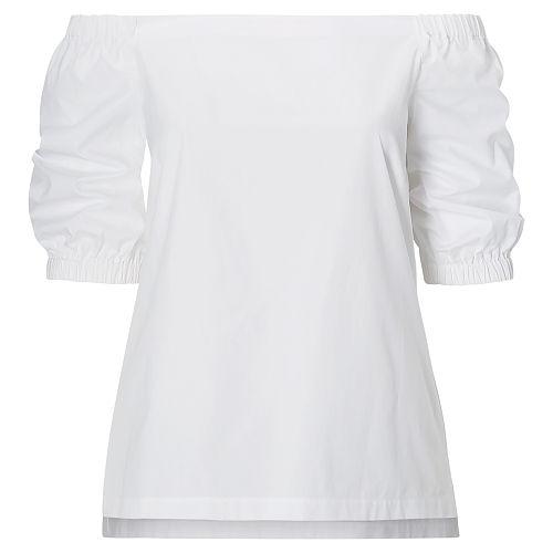 Ralph Lauren Lauren Woman Cotton Off-the-shoulder Top White