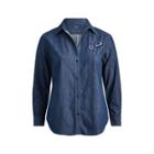 Ralph Lauren Embroidered Denim Shirt Mineral Blue Wash