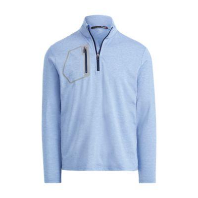 Ralph Lauren Tech Jersey Half-zip Pullover Cobalt Heather