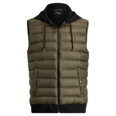 Ralph Lauren Active Fit Down-panel Vest Dark Loden/polo Black