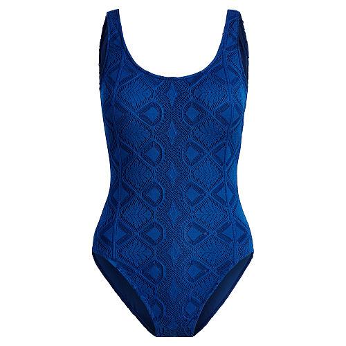 Polo Ralph Lauren Crocheted Lace-up One-piece