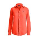 Ralph Lauren Relaxed Fit Linen Shirt Tomato
