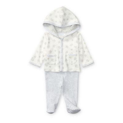 Ralph Lauren Cotton Hoodie & Pant Set Paper White Multi 3m